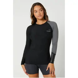 Jetpilot Long Sleeve Ladies Rashie Black - Size 6
