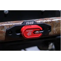 Saber Offroad 7075 Alloy Winch Shackle Short - Cerakote Black