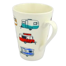 Van Go Collections China Mug Seasonal Collection Coloured Caravans