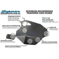 Superior Transfer Case Guard Suitable For Toyota LandCruiser 76/79 Series Dual Cab/79 Series Single Cab (Each) - SUP-TRANS76