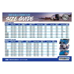 MSA SL50Side Straight Fridge Slide