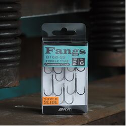 BKK Spear-21 SS Treble Hooks - #1 - 6 Per Pack