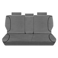 Tuff Terrain Canvas Grey Seat Covers to Suit Toyota Prado 150 Series GX GXL Altitude 7 Seater SUV 09-On REAR