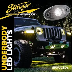 Stinger Spx White Led Underbody / Rock Light Pair