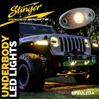 Stinger Spx Amber Led Underbody / Rock Light Pair