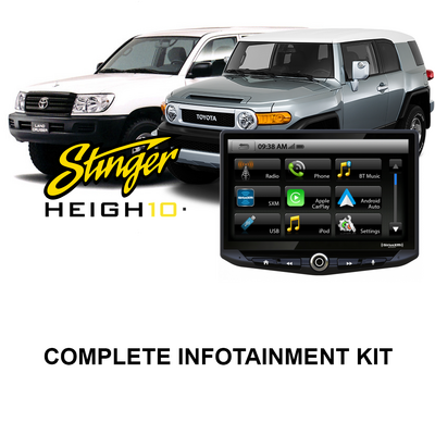 Toyota Heigh10 Infotainment Kit (Includes: Un1810/ Bkttr998/ Swi-Ty01/ Cph-Sti01/ Axbuch-T16V/ Sctyrt4)