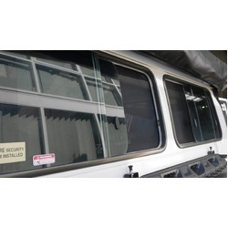 Toyota LandCruiser Troop Carrier Second Row Port Window Shades (75/78 Series; 1984-Present)