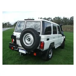 Single Spare Wheel Carrier to Suit Toyota Landcruiser 75 Series Pre 1990 RHS