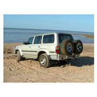 Single Spare Wheel Carrier to Suit Toyota LandCruiser 80 Series LHS
