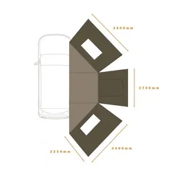 Darche Eclipse 180° Wall Pvc Window