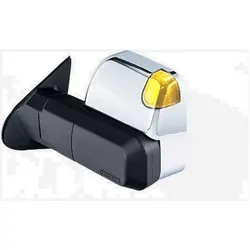 MSA Towing Mirrors to suit Jeep Grand Cherokee (2010-12/2022) - Chrome, Electric, Heated, Indicators, Blind Spot Monitoring, Power Fold