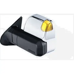 MSA Towing Mirrors to suit Mazda BT50 (09/2020-Current) - Chrome, Electric, Heated, Indicators, Blind Spot Monitoring