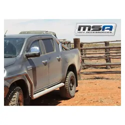 MSA Towing Mirrors to Suit Nissan Patrol Y62 13 - Current (Black - Heated - Electric - Indicator)