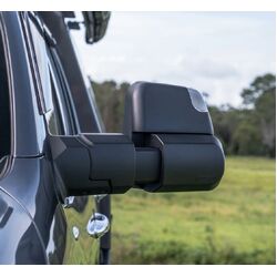 MSA Power Fold™ Towing Mirrors to suit Ford Ranger Super Duty (12/2025-On) - Black
