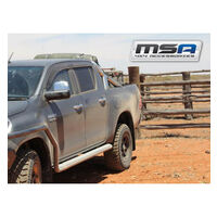 MSA Towing Mirrors to Suit Holden Colorado 7 2012 - 2020 (Chrome - Electric - Indicators)