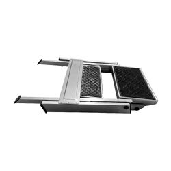 TRA Australia Silver Double Folding Portable Caravan Step