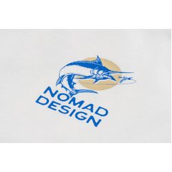 Nomad Design T-Shirt Marlin Sunset - White - L