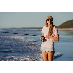 Nomad Design T-Shirt Womens Catch & Release - Blush - 10