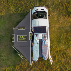 Tuff Terrain 180 Free Standing Awning With Dimmable LEDs