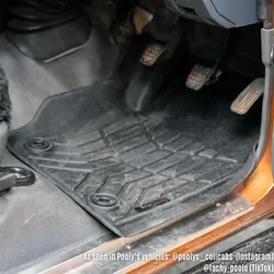 3D Floor Mats For Toyota Landcruiser 79 Series 2012 - 2025 GXL Dual Cab