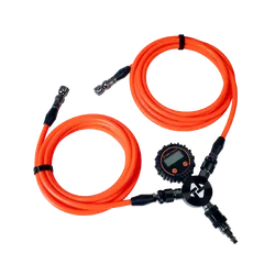 Tuff Terrain Set Point - Automatic Compressor 300lpm with Analogue Gauge and 2 Valve Multi Tyre Deflator/Inflator Kit