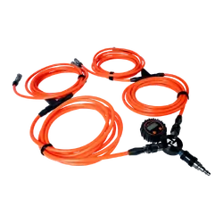 Tuff Terrain Set Point - Automatic Compressor 300lpm Digital Gauge and 4 Valve Multi Tyre Deflator/Inflator Kit