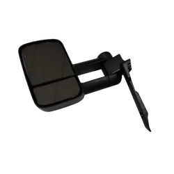 Extendable Tuff Terrain Towing Mirrors For Toyota Landcruiser 75, 76, 78 & 79 Series: Black/Manual