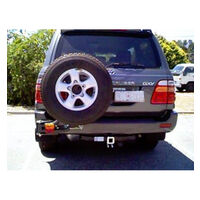 Twin Rear Spare Wheel Carrier to Suit Toyota LandCruiser 100 Series Live Axle 