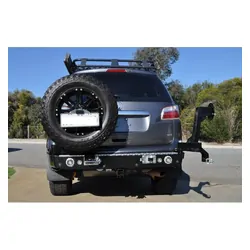 Twin Rear Spare Wheel Carrier to Suit Holden Colorado RG 4WD 06/2011-Onwards with Reverse Sensors