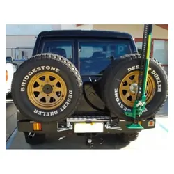 Twin Rear Spare Wheel Carrier to Suit Nissan Patrol GQ Wagon