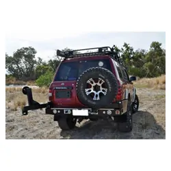 Twin Rear Spare Wheel Carrier to Suit Nissan Patrol GU & Y61 Wagon