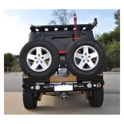 Twin Rear Spare Wheel Carrier to Suit Jeep Wrangler