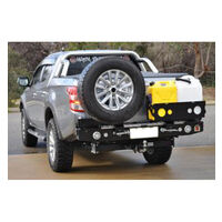 Twin Rear Spare Wheel Carrier to Suit Mitsubishi Triton MQ 4WD 01/2015-Onwards