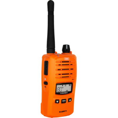 5/1 Watt Uhf Cb Handheld Radio - Twin Pack - Blaze Orange