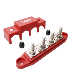 4 Way Distribution Block Positive 8mm