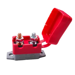 30AMP Metal Auto Circuit Breaker with Red Cover Twin Pack