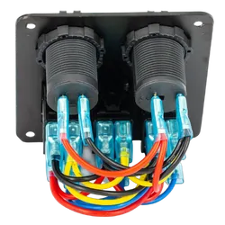 VES 3 way Switch Panel & Waterproof Accessory Sockets