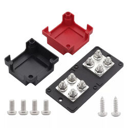 VES Bus Bar Eight Post - M10 Studs - 400amp rated @ 12V