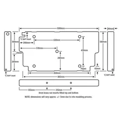 Poly Slimline Water Tank 45 Litre and Pump Kit
