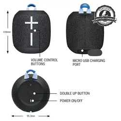 Ultimate Ears Wonderboom 3 Active Black Waterproof TWS Bluetooth Speaker