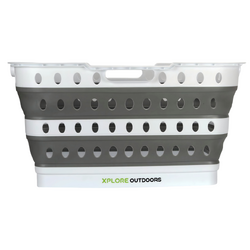 Xplore Outdoors Collapsible Laundry Basket with Fold-out Legs
