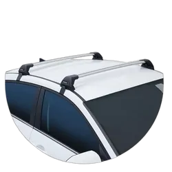 Yakima FlushBar 100 & 105cm Silver Pair (S26Y) To Suit Hyundai i30 4dr Sedan 10/2020-/On