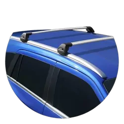 Yakima FlushBar 105cm Silver Pair (S7Y) To Suit Isuzu MU-X 5dr SUV 08/2021-/On