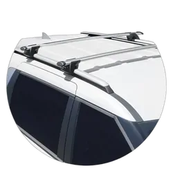 Yakima ThruBar 135cm Silver Pair (S17Y) To Suit Kia Carnival 5dr MPV 02/2021-/On