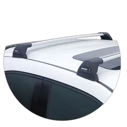Yakima FlushBar 100 & 105cm Silver Pair (S26Y) To Suit Mazda MX-30 5dr SUV 03/2021-/On