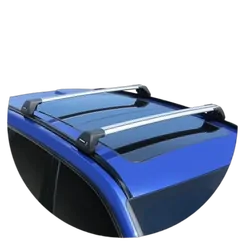 Yakima FlushBar 100 & 105cm Silver Pair (S26Y) To Suit BMW iX1 Electric 11/2022-/On