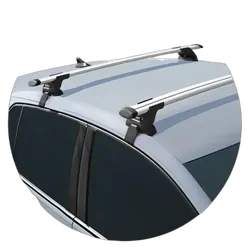 Yakima ThruBar 120cm Silver Pair (S16Y) To Suit Volkswagen Golf Mk8 /2021-/On