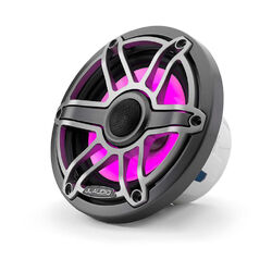 JL Audio M6 Marine Speakers, 6.5" with LED and Titanium sport grille