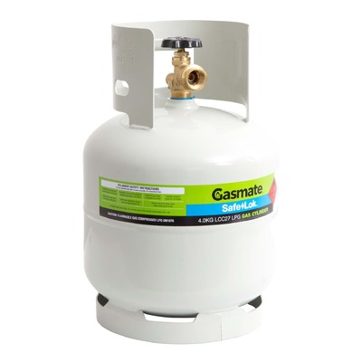 Gasmate LPG Cylinder 4.0KG SAFELOK LCC227