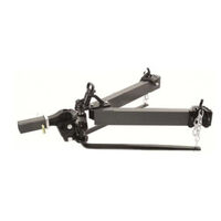 Pro Series 800Lb Std Duty Weight Distribution Hitch 30In Rnd Spring Bars Pro58003
